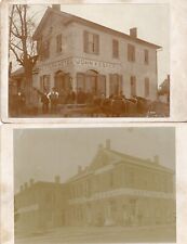 POCAHONTAS IL WESTERN HOTEL JOHN KESNER MURDERED 1902 (2) CABINET CARD PHOTOS picture