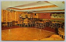 MOSINEE, Wisconsin WI ~ Golden Nugget Room THE ANTLERS Roadside 1964  Postcard picture