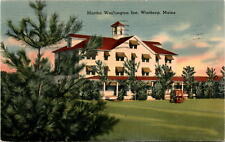 Postcard, Martha Washington Inn, Winthrop, Maine, vacation, overnight Postcard picture