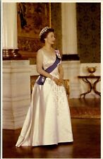 UK Royalty Her Majesty Queen Elizabeth II Buckingham Palace 1966 Postcard Z9 picture