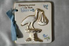 Delivering Babies Storks Ceramics Card Phillip Island picture
