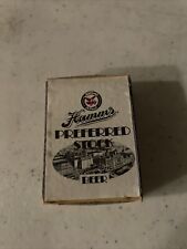 Hamm’s Preferred Stock Beer UNUSED Box Matchbox Matches Vintage 1950's Mancave picture