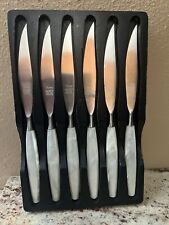 Cutlass Leppington Sheffield England Mother of Pearl 6 Knives picture