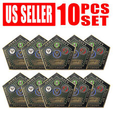 10PCS U.S. Pentagon Challenge Coin Dept of Defense Army Navy Marines Coins picture