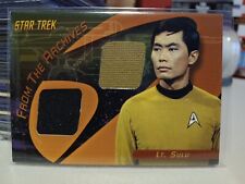Star Trek 40th Anniversary Lt Sulu C6 Dual Costume Card George Takei 2006 ST TOS picture