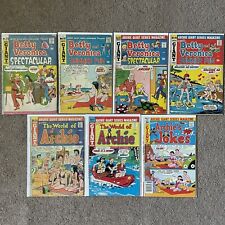 Archie Giant Series Lot Of 7 BRONZE AGE 1970s Betty Veronica Jughead Comics picture