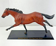 Breyer American Pharoah Triple Crown Winner No 1757 Ruffian Red Bay with Stand picture