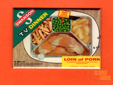 Swanson TV Dinner Loin of Pork vintage box art 2x3