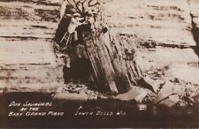 Don Saunders At The Baby Grand Piano Lower Dells WI Vintage Real Photo Post Card picture