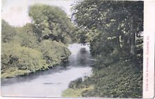 Scene on Nippersink Creek-Richmond, Illinois IL antique posted 1909 postcard picture