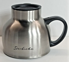 Vintage Starbucks Chubby 16oz Stainless Steel Travel Mug Made in Korea, with Lid picture
