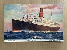 Postcard Cunard Line RMS Scythia Ocean Liner Ship Vintage PC picture
