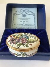 Halcyon Days Bilston and Battersea Enamel Box 1978 Year to Remember With Box picture