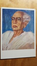 Soviet Postcard Nagen Bhattacharya Teacher Abanindranath Tagore India Hermitage  picture