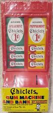 VINTAGE 1969 HASBRO ADAMS CHICLETS GUM MACHINE & BANK MINT FACTORY SEALED picture