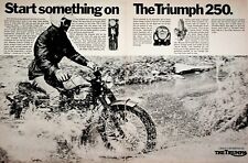 1969 Triumph Trophy 250 - 2-Page Vintage Motorcycle Ad picture