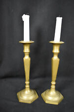 A Pair of Vintage Solid Brass Candlesticks picture