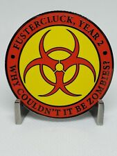 2021 Operation Global FUBAR Challenge Coin Why Couldn't it be Zombies cluster picture