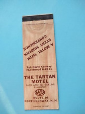Matchbook Cover - The Tartan Motel North Conway, NH picture
