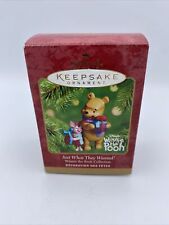 Hallmark Keepsake Ornament Just What They Wanted 2001 Disney Winnie the Pooh picture