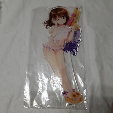 Magical Girl Lyrical Nanoha Hayate Large Acrylic Stand Figure RARE Cute Swimsuit picture