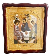 Handmade Church Icon Traditional Orthodox Christian Icon Holy Trinity 18.89