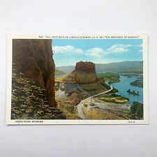 Postcard Wyoming Green River WY Lincoln Highway 30 Toll Gate Rock 1930s Unposted picture