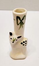 Vintage Rio Hondo Deer Fawn Art Pottery Bud Vase 4.25” California Pottery  picture