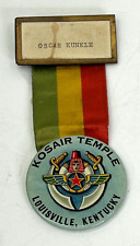 Vintage Shriners Kosair Temple Louisville Kentucky Medal picture