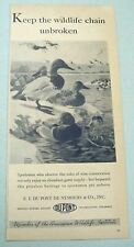 1937 Print Ad Du Pont Sporting Powder Wilmington,DE Ducks by Lynn Bogue Hunt picture