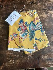 Vintage Upholstery Fabric Yellow Floral Exclusive Atelier Original Inc. 4.8yds picture