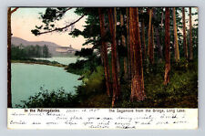 1907 In the Adirondacks Sagamore Hotel from Bridge Long Lake NY Postcard picture