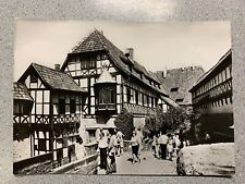 RPPC Wartburg Castle Courtyard, Eisenach, Germany B&W Postcard Unused Unstamped picture