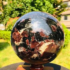 12.93LB   Natural Fireworks stone Sphere Quartz Crystal Ball Specimen Healing picture
