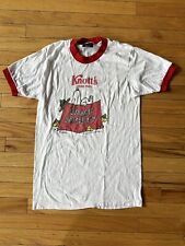 Vintage 1980's Knott's Berry Farm Peanuts Camp Snoopy T-Shirt Size Large picture