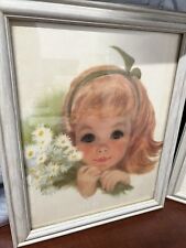 Vintage 60s Northern Tissue American Beauty Print Frances Hook 11x14 Redhead picture