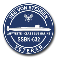 US Navy USS Von Steuben SSBN-632 Silhouette Veteran Decal picture
