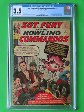 Sgt. Fury & His Howling Commandos #1 (1963) - CGC 3.5 - 1st App. of Sgt. Fury picture