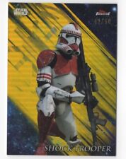 Shock Trooper 2018 Topps Star Wars Finest Gold Refractor Card #86 /50 picture