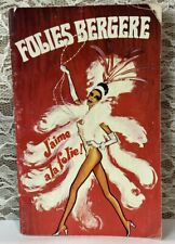 Vintage Folies Bergere Program 747 PanAm, Coca-Cola, Courvoisier, Schweppes Ad picture