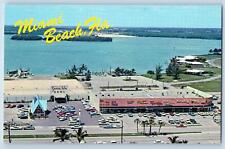 Miami Beach Florida FL Postcard Aerial View Of Sunny Isle Boulevard c1960's picture