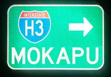 MOKAPU Interstate H3 Hawaii route road sign 18