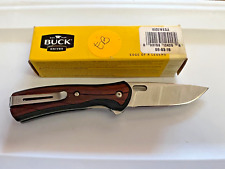 Buck 341 Vantage Avid Small EDC Folding Pocket Knife Redwood 420HC USA 341RWS picture