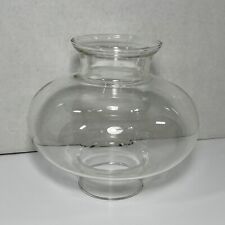 Vintage Clear Glass Ball Chimney Shade 3 inch Fitter picture