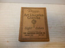 ANTIQUE BOXED PRANG ART EDUCATION CRAYONS picture