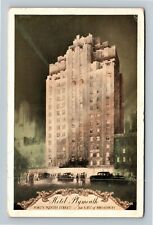 New York City NY, Hotel Plymouth, Advertising, c1936 Vintage Postcard picture