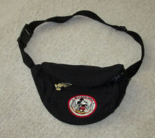 VINTAGE Walt Disney World Fanny Pack Mickey Mouse Zipper 3 Pocket Embroidered picture