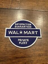 Wal Mart Walmart Private Fleet Driver Patch Vtg Trucker Hat 3” Iron On Rare Logo picture