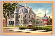 Postcard: Post Office and City Hall. Concord, N. H. Unposted picture