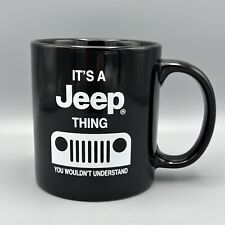 It's a Jeep Thing Coffee Mug Cup in Black Officially Licensed Authentic picture